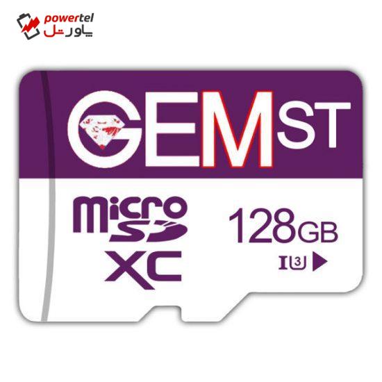 کارت حافظه microSD جم اس تی مدل Extra 600x کلاس 10 استاندارد UHS-1 U3 سرعت 90MB/s ظرفیت 128 گیگابایت