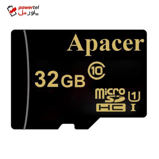 کارت حافظه microSDHC اپیسر مدل AP32GA کلاس 10 استاندارد  UHS-I U1 سرعت 45MBps ظرفیت 32 گیگابایت