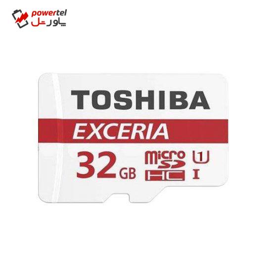 کارت حافظه microSDHC توشیبا مدل EXCERIA M302-EA کلاس 10 استاندارد UHS-I U1 سرعت 90MBps ظرفیت 32 گیگابایت به همراه آداپتور SD