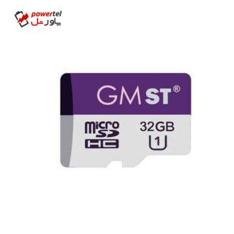 کارت حافظه microSDHC جم اس تی مدل 533X کلاس 10 استاندارد سرعت 80MB ظرفیت 32 گیگ