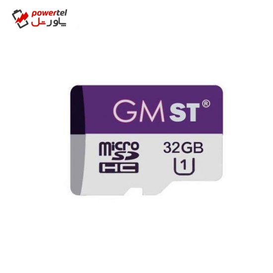 کارت حافظه microSDHC جم اس تی مدل 533X کلاس 10 استاندارد سرعت 80MB ظرفیت 32 گیگ