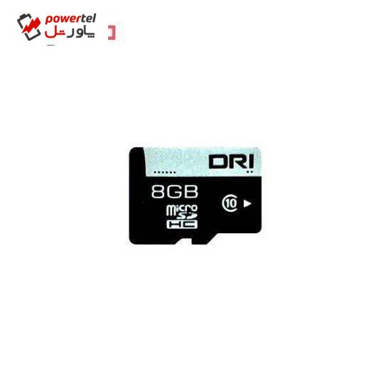 کارت حافظه microSDHC دی آر آی  کلاس 10 استاندارد UHS-I U1 سرعت 10MBps ظرفیت 8 گیگابایت