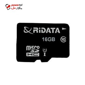 کارت حافظه microSDHC ری دیتا مدل High Speed کلاس 10 استاندارد HC-I U1 سرعت 633X 80MBps ظرفیت 16 گیگابایت