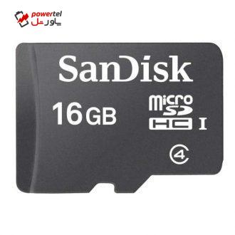 کارت حافظه microSDHC سن دیسک مدل MSD16 کلاس 4 سرعت 4MBps ظرفیت 16 گیگابایت 