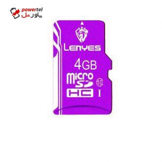 کارت حافظه microSDHC لنیز مدل LPD10905 کلاس 10 استاندارد U1 سرعت 80MBps ظرفیت 4 گیگابایت