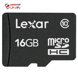 کارت حافظه microSDHC لکسار کلاس 10 ظرفیت 16 گیگابایت