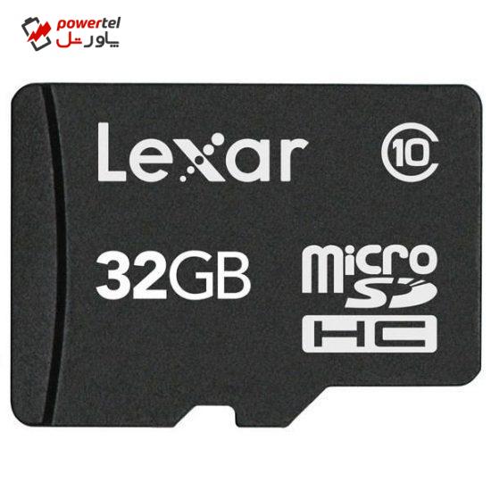 کارت حافظه microSDHC لکسار کلاس 10 ظرفیت 32 گیگابایت