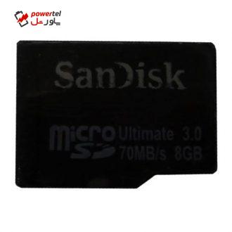کارت حافظه microSDHC  مدل A-02 کلاس 10 استاندارد UHS-I U3 سرعت 70MBps ظرفیت 8 گیگابایت
