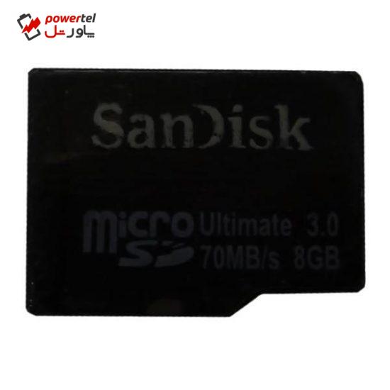 کارت حافظه microSDHC  مدل A-02 کلاس 10 استاندارد UHS-I U3 سرعت 70MBps ظرفیت 8 گیگابایت