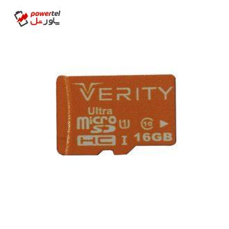 کارت حافظه microSDHC وریتی مدل Ultra کلاس 10 استاندارد UHS-I U1 سرعت 95MBps ظرفیت 16 گیگابایت