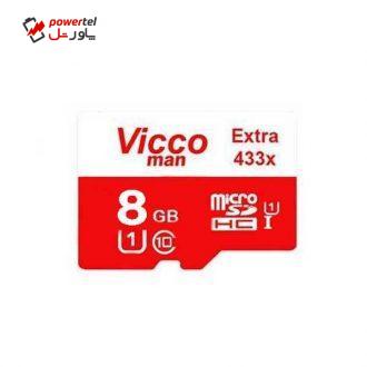 کارت حافظه microSDHC ویکومن مدل V3 کلاس 10 استاندارد UHS-I سرعت 65MBps ظرفیت 8 گیگابایت