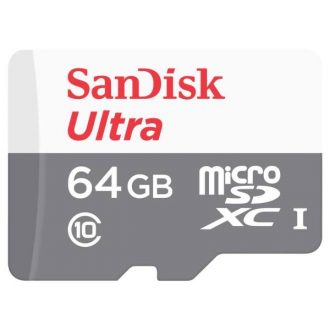 کارت حافظه microSDXC سن دیسک مدل Ultra کلاس 10 استاندارد UHS-I U3 سرعت 48MBpsظرفیت 8 گیگابایت به همراه آداپتور SD