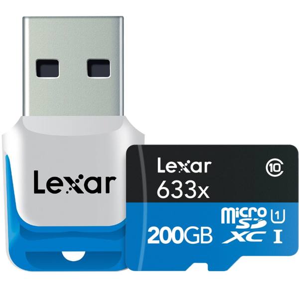 کارت حافظه microSDXC لکسار مدل High-Performance کلاس 10 استاندارد UHS-I U1 سرعت 95MBps 633X همراه با آداپتور SD ظرفیت 128 گیگابایت