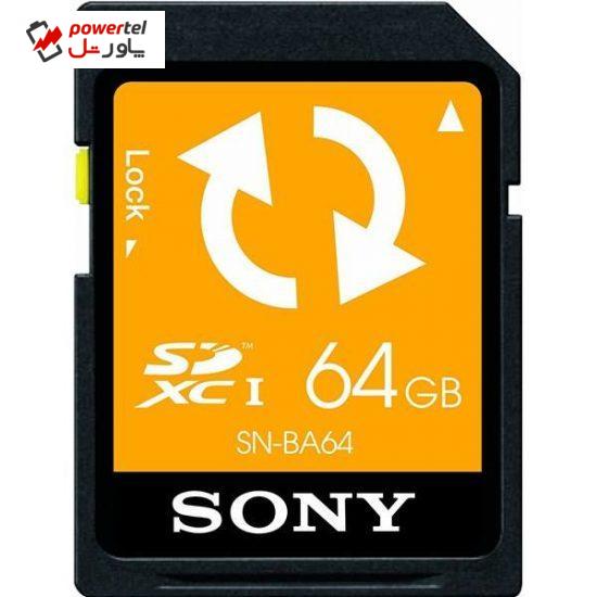 کارت حافظه اس دی 64GB Back Up SD Card SNBA64