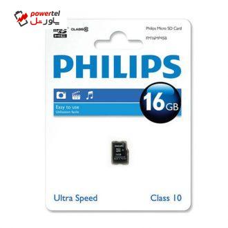 کارت حافظه فیلیپس Micro SD Card FM16MD45B Class10 16GB