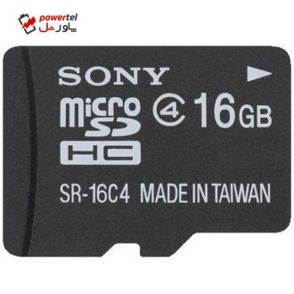 کارت حافظه ی میکرو SD سونی کلاس 4 – 16 گیگابایت با آداپتور