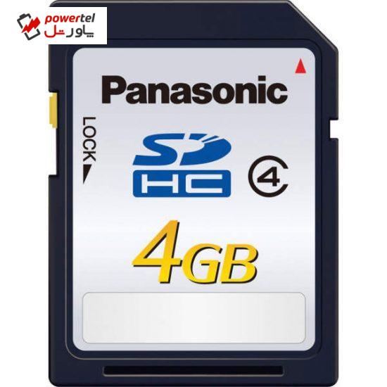 کارت حافظه‌ SDHC پاناسونیک مدل RP-SDL04G کلاس 4 استاندارد  سرعت 20MBps ظرفیت 4 گیگابایت