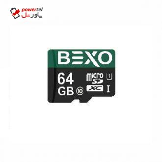 کارت حافظه‌ microSDHC بکسو مدل Extra کلاس 10 استاندارد UHS-I U1 سرعت 80MBps ظرفیت 64 گیگابایت