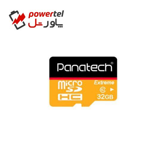 کارت حافظه‌ microSDXC پاناتک مدل Extreme کلاس 10 استاندارد UHS-I U1 سرعت 30MBps ظرفیت 32 گیگابایت