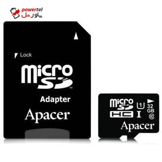 کارت حافظه‌ی اپیسر microSDHC 32GB UHS-I Class10 With Adapter